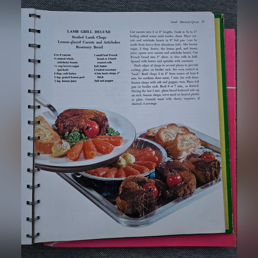 Betty Crocker 1965 Vintage Cookbook Set Dinner in a Dish & Parties for Children - Picture 5 of 10